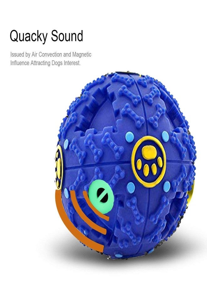 Pet Guard Interactive Squeaky Giggle Quack Dog/Cat Toy Ball Pet Food Dispenser Dog/Cat Pet Products (Color May Vary) - Image 2